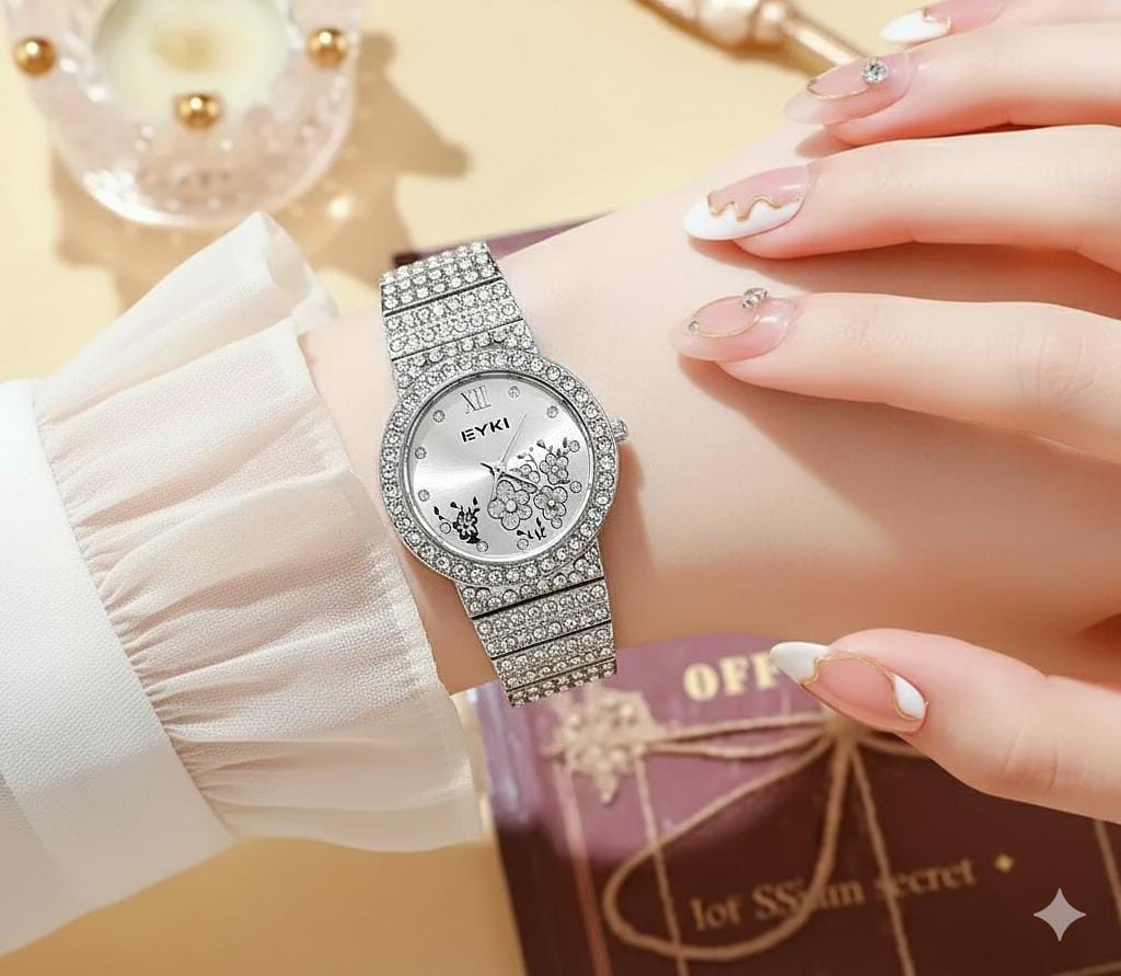 🌸EYKI Luxury Women’s Crystal Watch 🌸