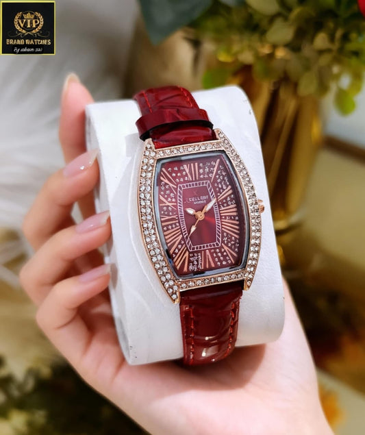 ⌚ XCELLENT GIRLS DIAMOND STONE WATCH ⌚