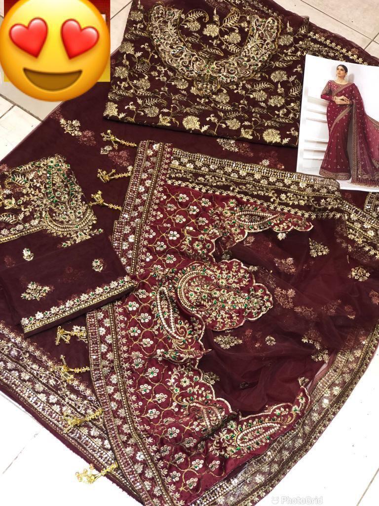 Luxury Embroidered Saree Collection