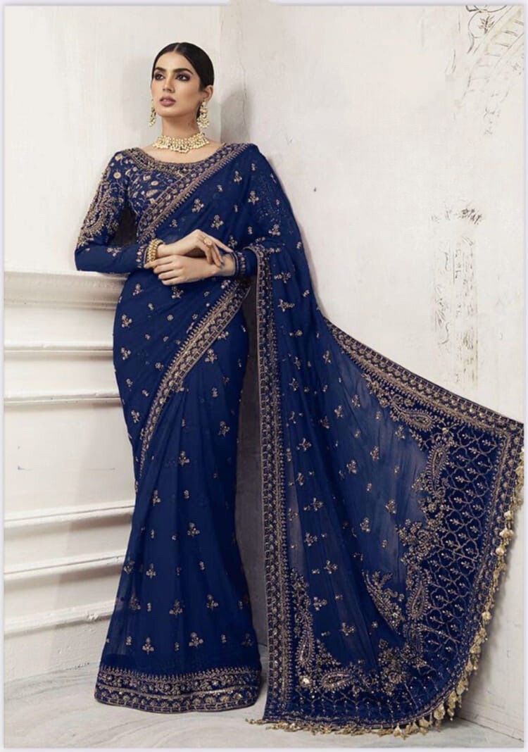 Luxury Embroidered Saree Collection