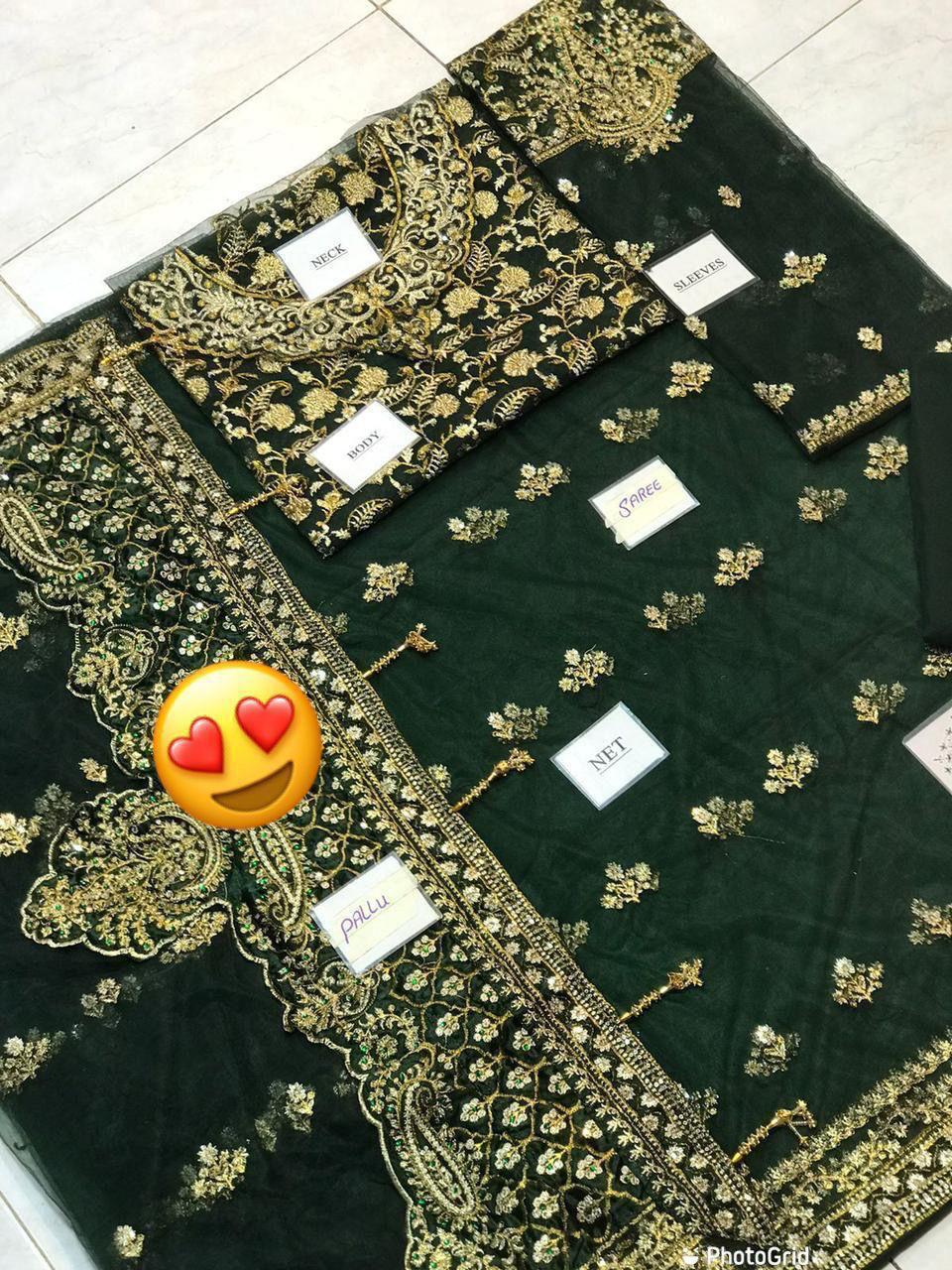 Luxury Embroidered Saree Collection