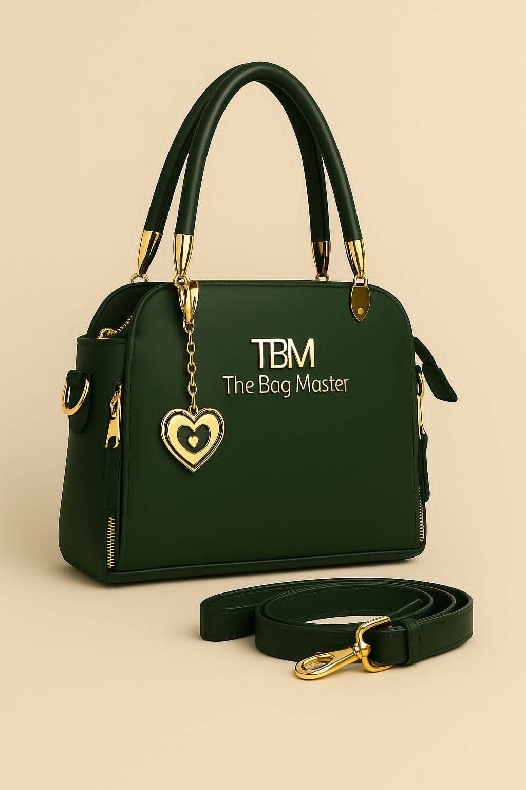 “Royal Charm Leather Handbag – The Bag Master Collection”