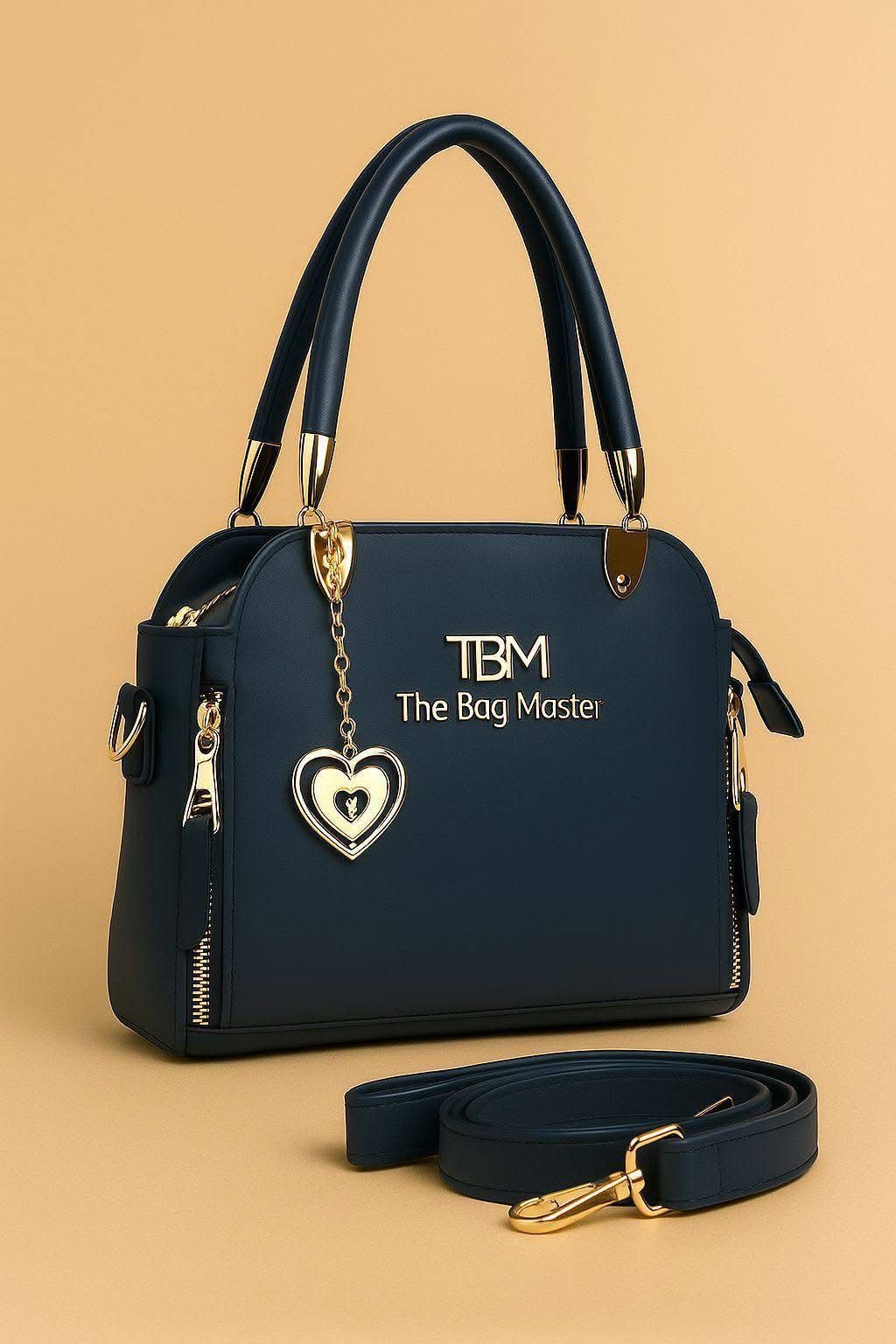 “Royal Charm Leather Handbag – The Bag Master Collection”