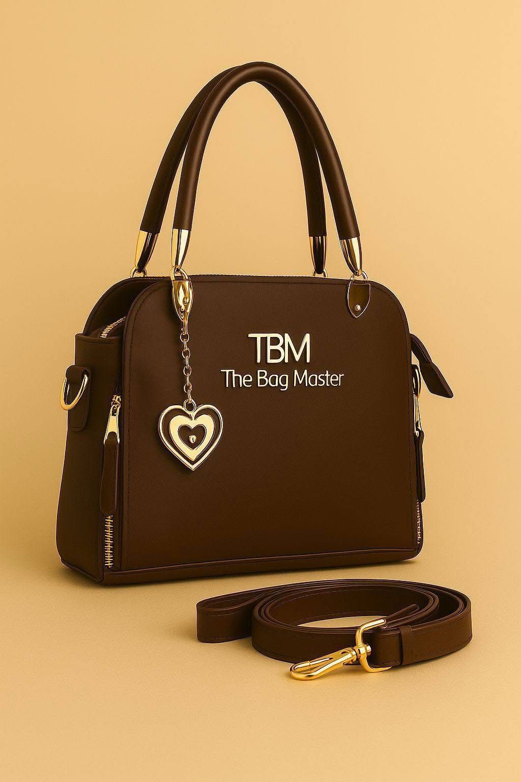 “Royal Charm Leather Handbag – The Bag Master Collection”