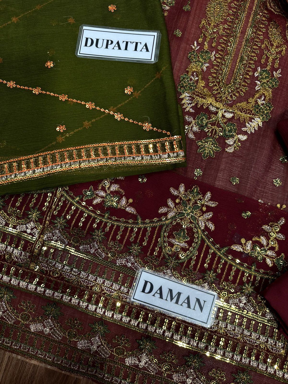 ASIM JOFA – Luxury Chiffon Collection (Unstitched Replica)