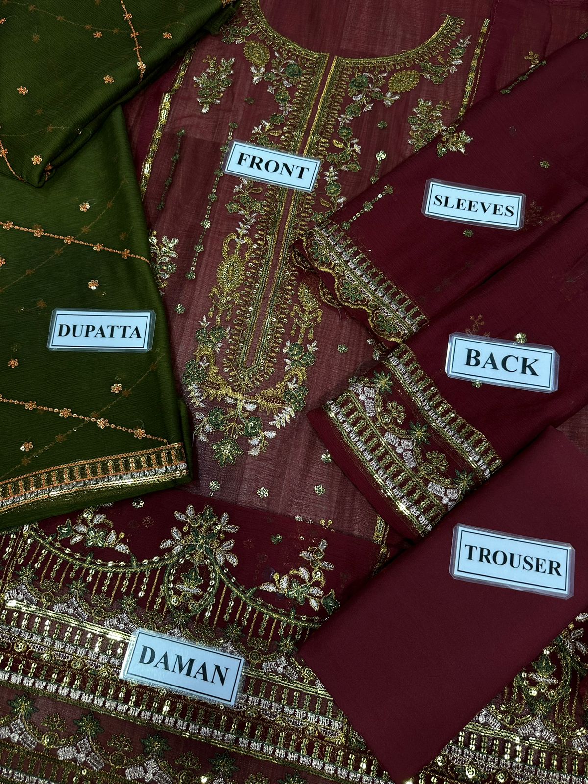 ASIM JOFA – Luxury Chiffon Collection (Unstitched Replica)