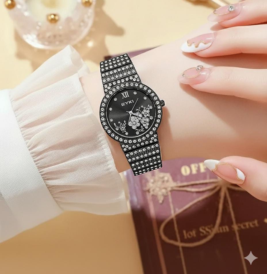 🌸EYKI Luxury Women’s Crystal Watch 🌸