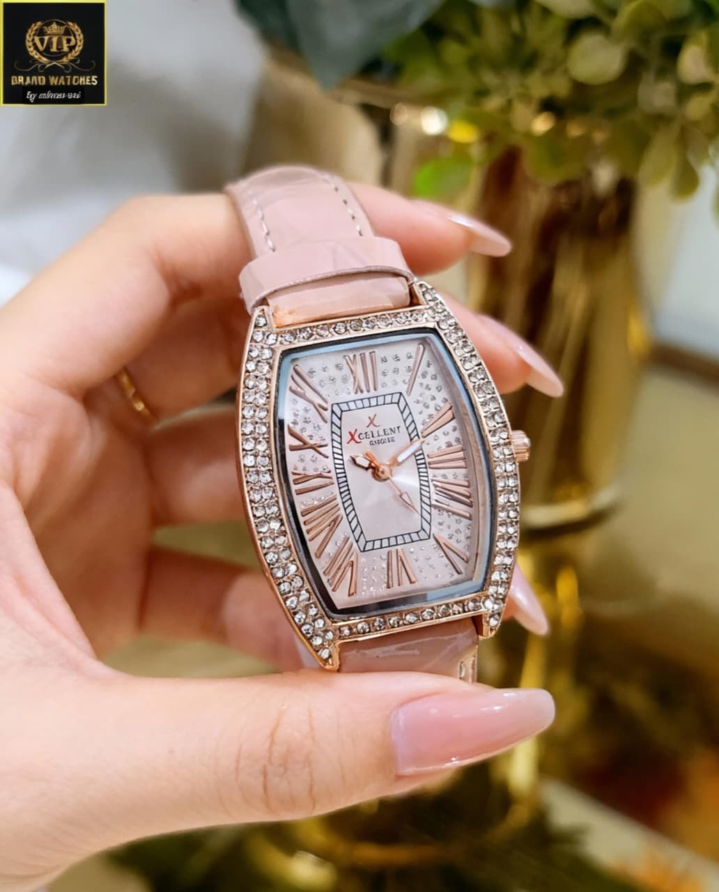 ⌚ XCELLENT GIRLS DIAMOND STONE WATCH ⌚
