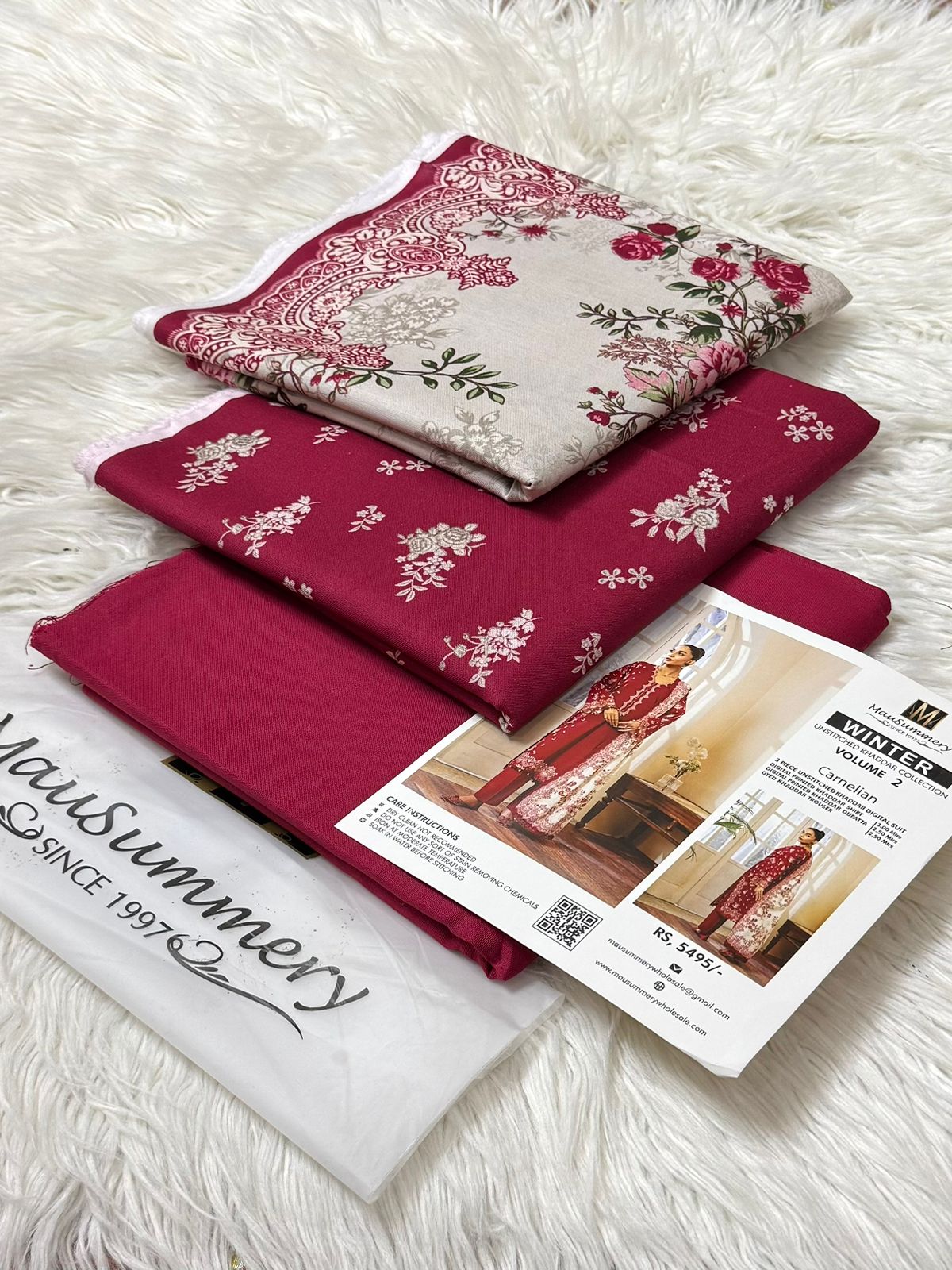 🌸 MAUSAMMRY – Khaddar Opening 2025 Vol.1 🌸