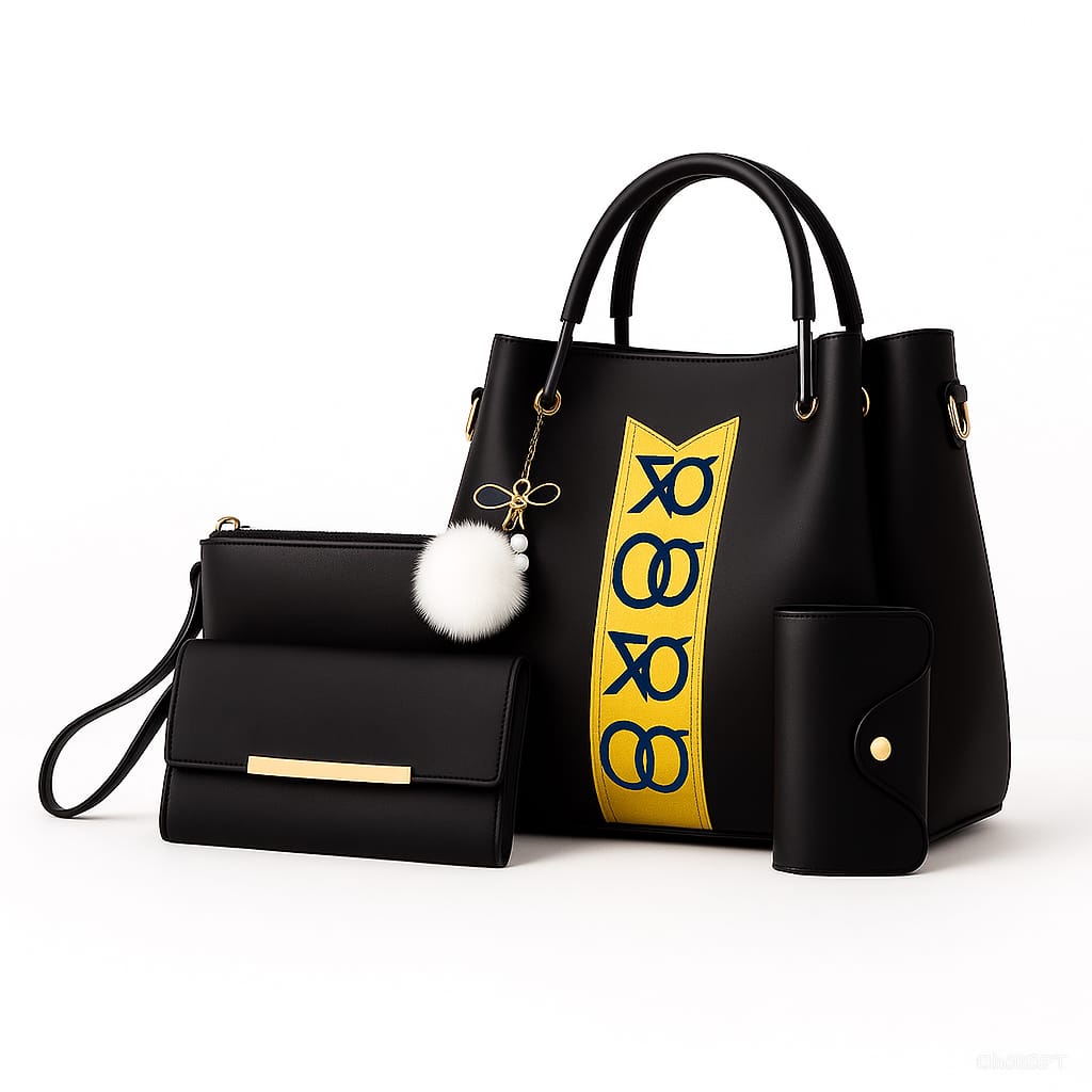 4 PCS Premium Bag Set – Elegant, Stylish & Classy Look