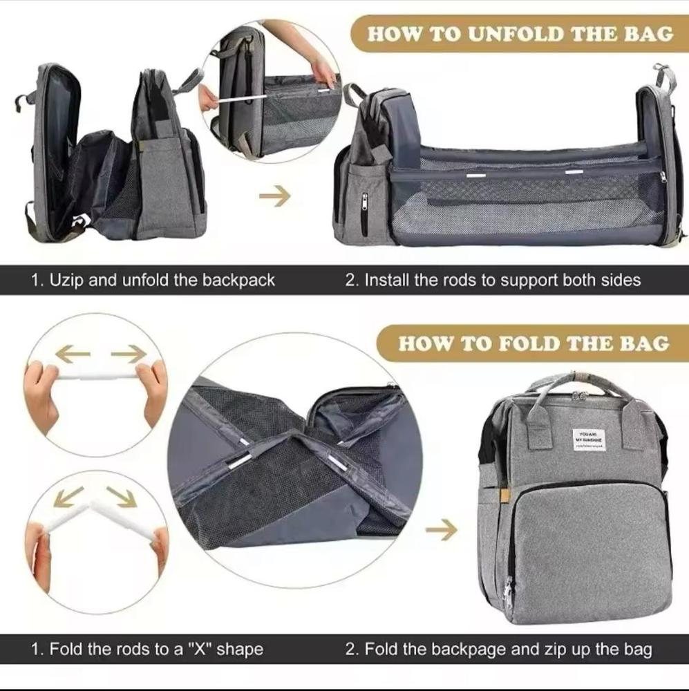 🎒 Trendy Printed Nylon Backpack 🎒